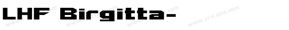LHF Birgitta字体转换